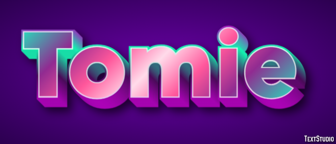 Tomie Text effect