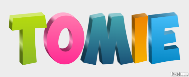 Tomie Text effect