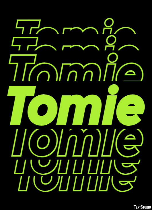 Tomie Text Effect