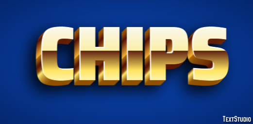 Chips Effetto testo