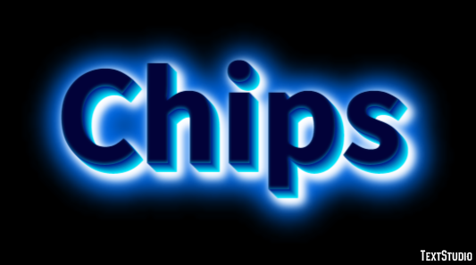 Chips テキスト効果