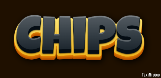 Chips Effetto testo