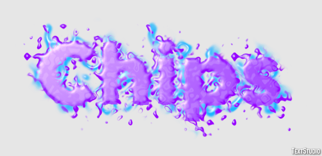 Chips Text Effect