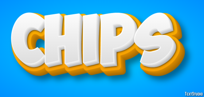 Chips Efekt tekstowy