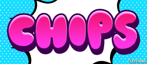 Chips Text effect