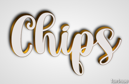 Chips Effetto testo