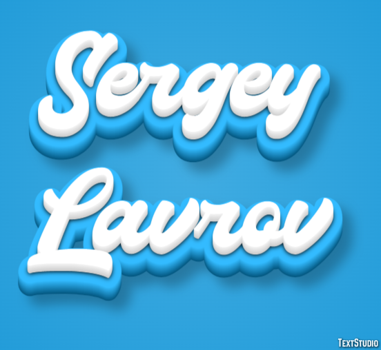Sergey Lavrov テキスト効果
