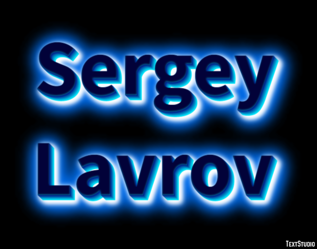 Sergey Lavrov Efeito do texto
