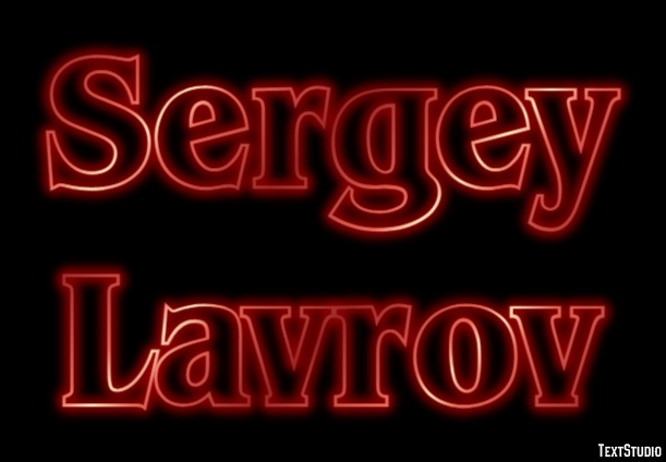 Sergey Lavrov Efeito do texto