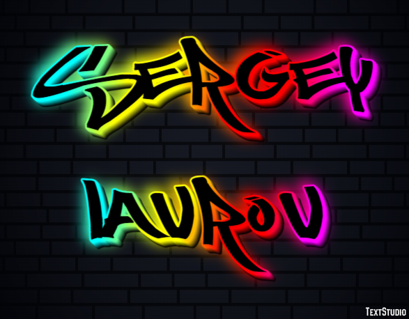 Sergey Lavrov Text Effect