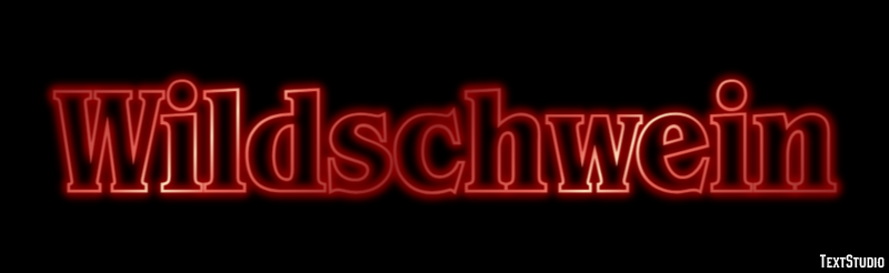 Wildschwein テキスト効果