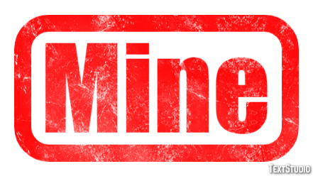Mine Text effect
