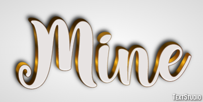 Mine Text Effect