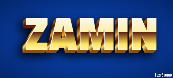 Zamin Text Effect