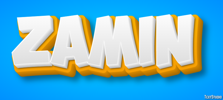 Zamin Text Effect