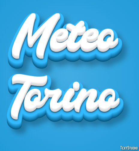 Meteo Torino Efeito de texto