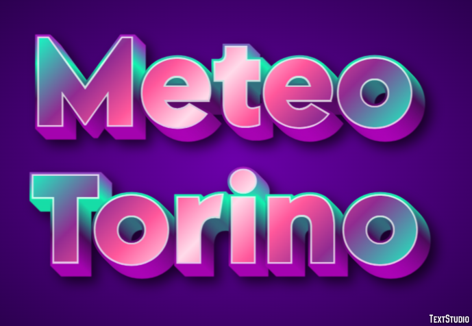 Meteo Torino Texteffekt