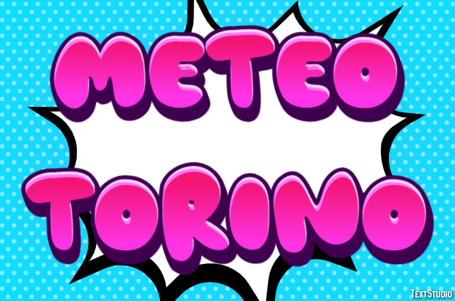 Meteo Torino Efeito de texto