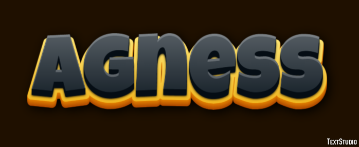 Agness Texteffekt