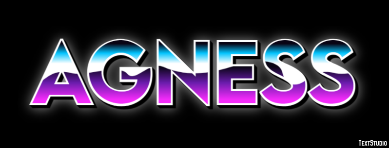 Agness Efecto de texto