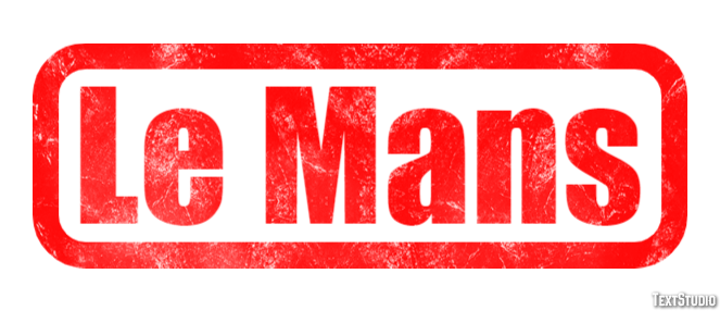 Le Mans Эффект текста