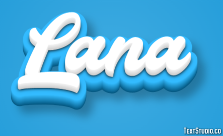 Lana Texteffekt
