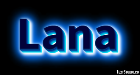 Lana Efekt tekstowy