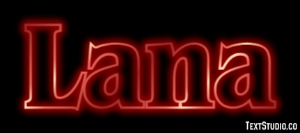 Lana Texteffekt