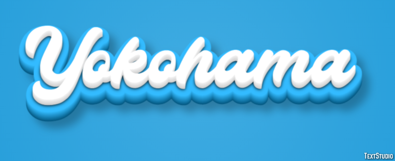Yokohama Efecto de Texto
