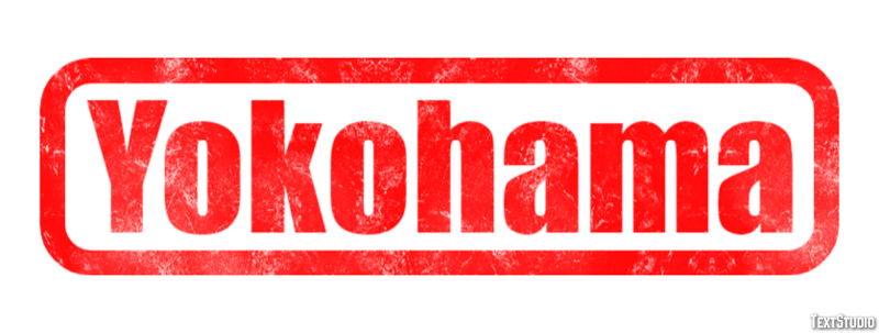 Yokohama Efecto de Texto