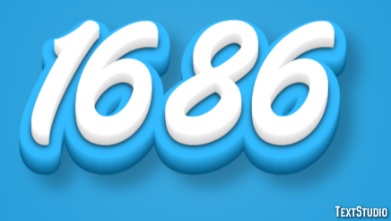 1686 Texteffekt