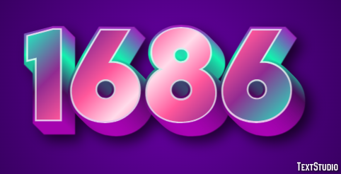 1686 Texteffekt
