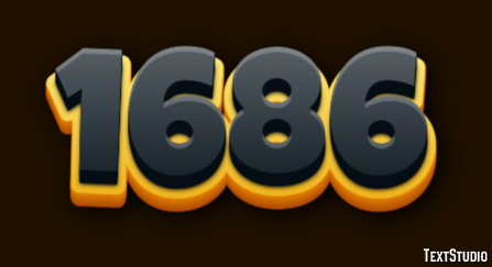1686 Texteffekt