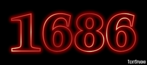 1686 Texteffekt