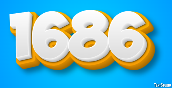 1686 Text Effect