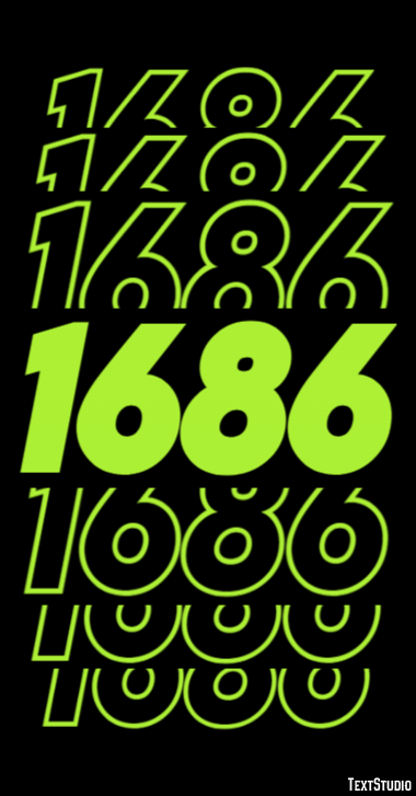 1686 Text Effect