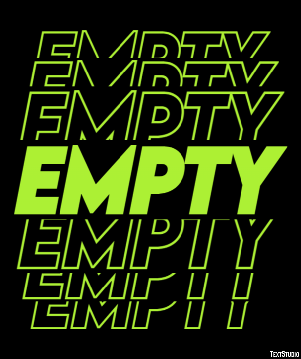 Empty Эффект текста