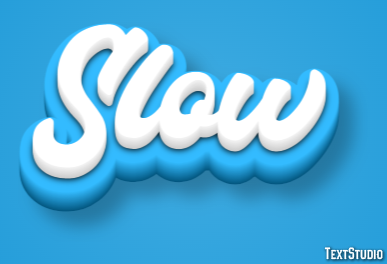Slow Texteffekt