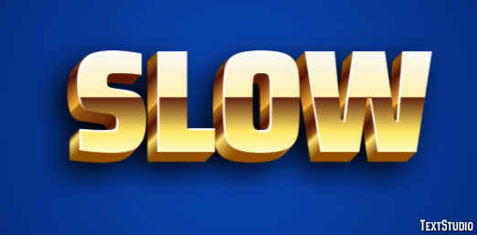 Slow Texteffekt