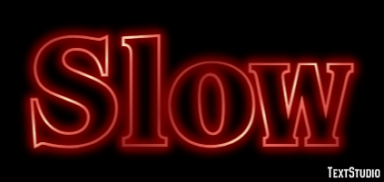 Slow Texteffekt