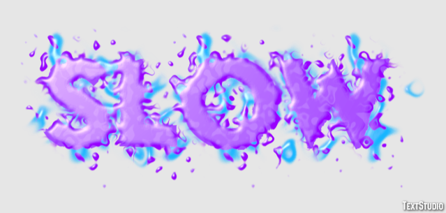 Slow Texteffekt