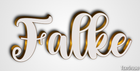 Falke テキスト効果
