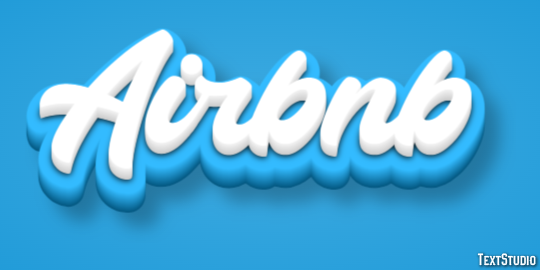 Airbnb Text Effect