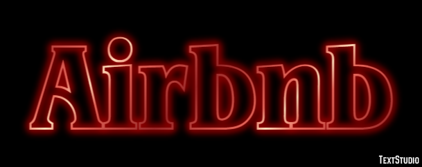 Airbnb Text Effect