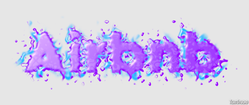 Airbnb Text effect
