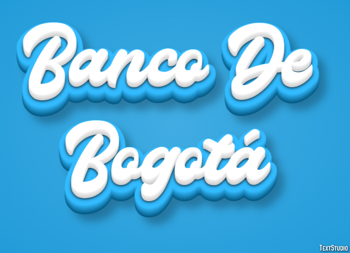 Banco De Bogotá Texteffekt