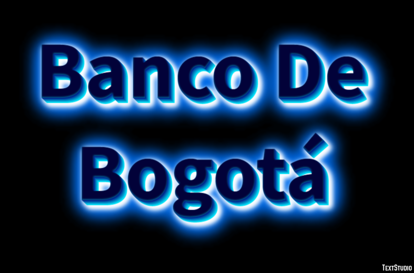 Banco De Bogotá Texteffekt