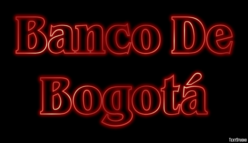 Banco De Bogotá Texteffekt