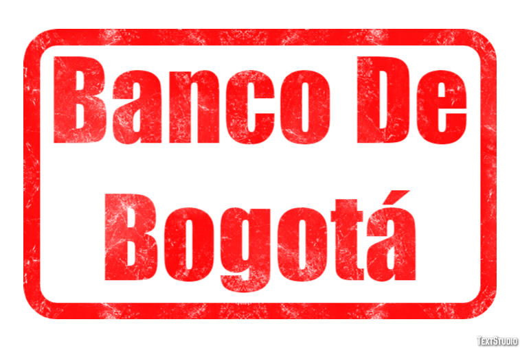 Banco De Bogotá Texteffekt