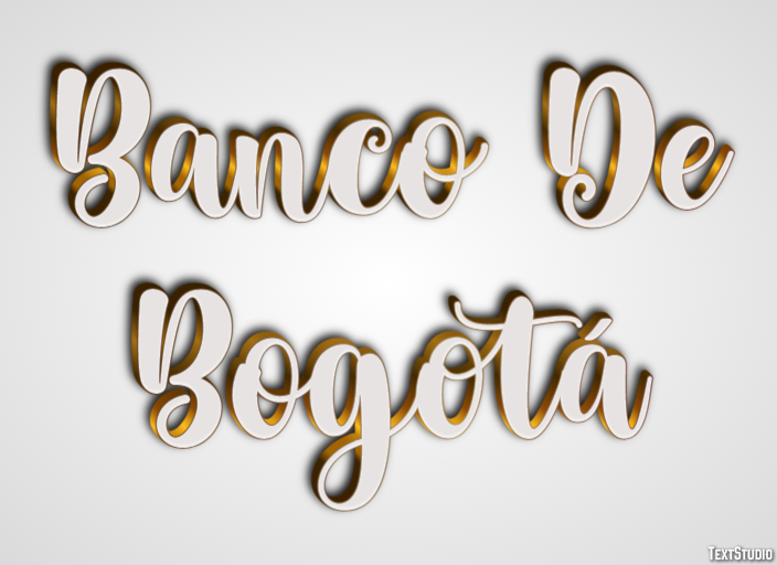 Banco De Bogotá Texteffekt